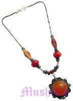 Indian ethnic necklace - click here for large view